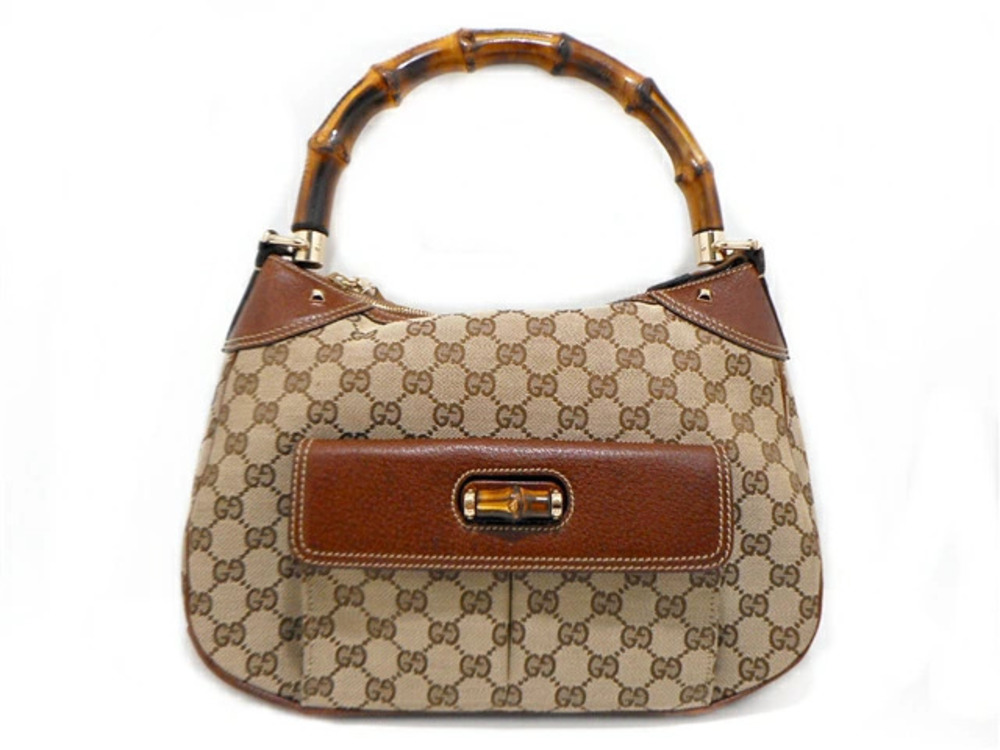Gucci bag Hobo bamboo GG canvas
